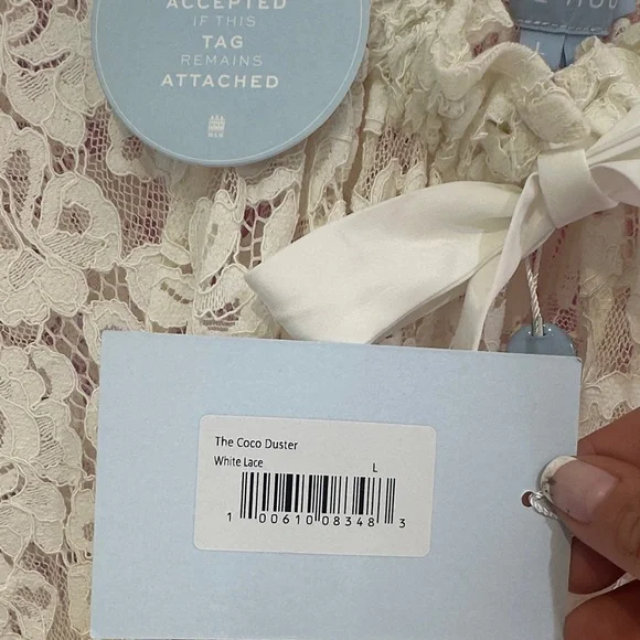 New with tags Hill house home Lace coco duster - Picture 5 of 10